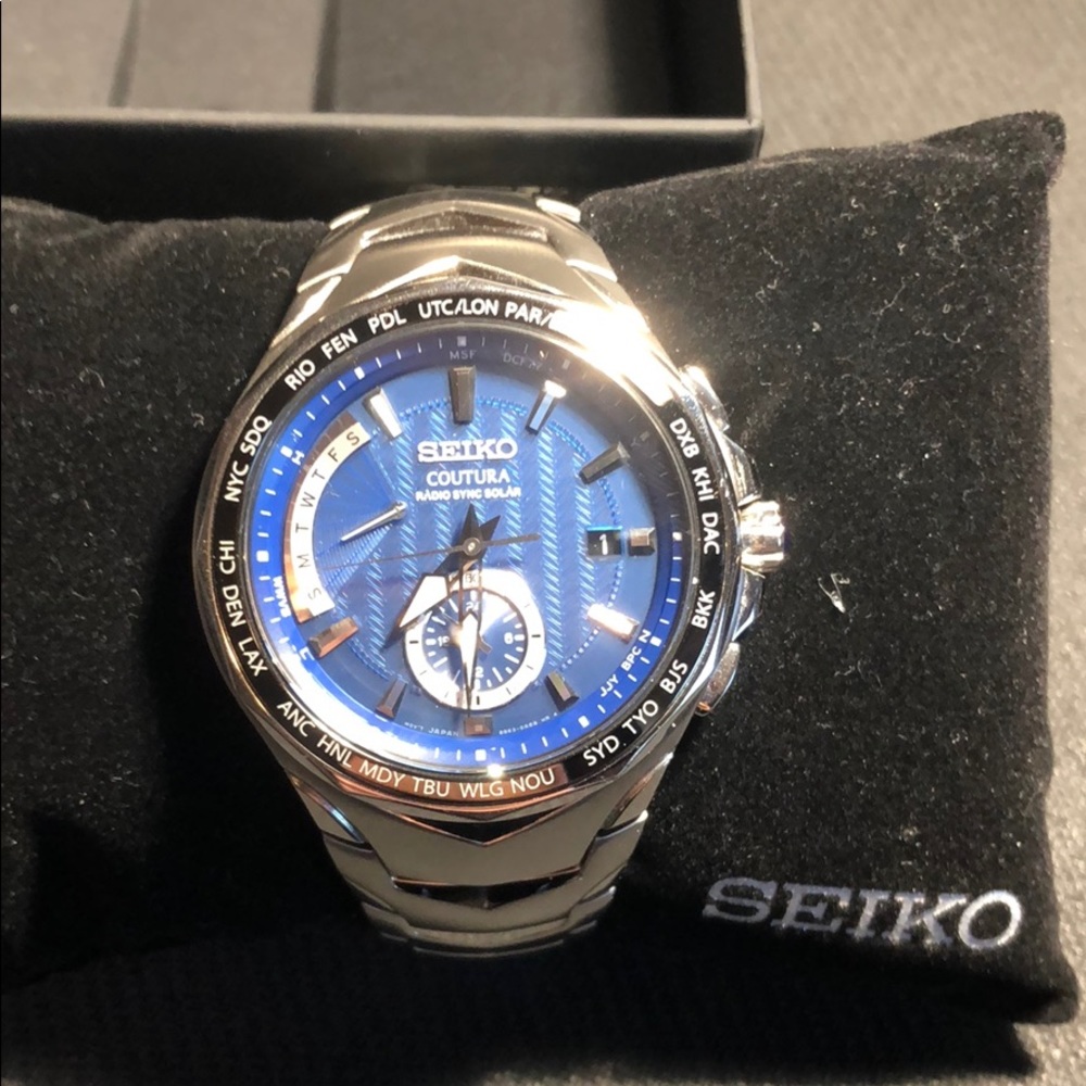Seiko Coutra SSG019 Radio Sync Solar watch